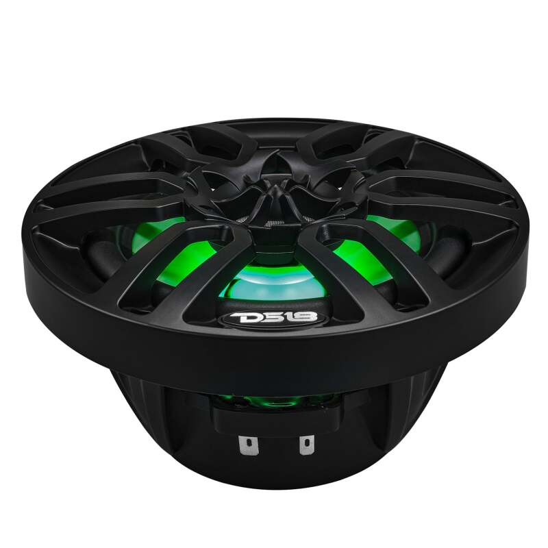 DS18 NXL Series 6.5-inch Coaxial Marine Speakers with RGB LED Lighting – Ideal for Boats and Powersports Vehicles