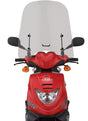 Slipstreamer Universal Scooter Windshield for 50 Series with 23.5 Inch Width and Height - Fits Most Scooters with 8mm Mirror Threads