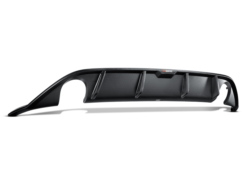 Akrapovic Rear Carbon Fiber Diffuser for Volkswagen Golf GTI (2013-2016) - Matte Finish