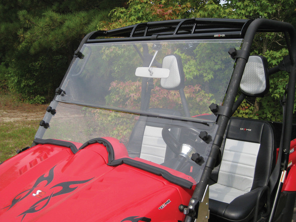 Seizmik Windshield Versa Fold for Mid-Size Polaris Rangers - Model 50-24003KIT