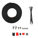 DS18 OFCKIT8 8-Gauge OFC Copper Amplifier Power Wiring Kit for Car Audio Systems