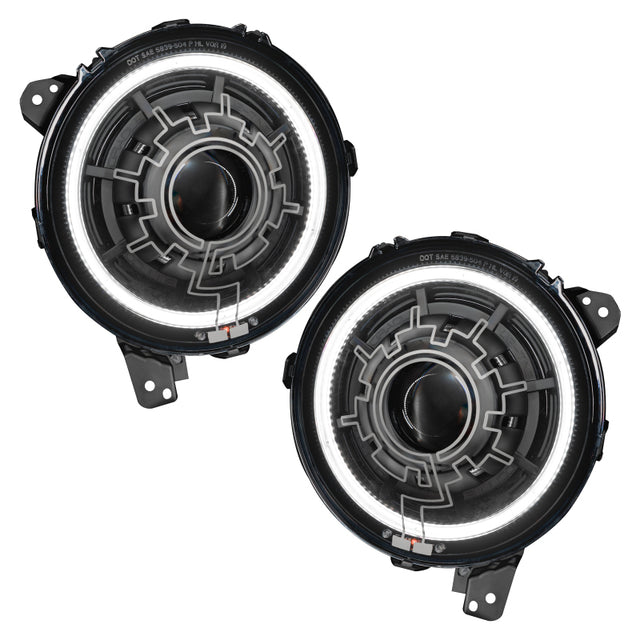 Oracle Lighting 18-22 Jeep Wrangler JL Oculus Bi-LED Projector Headlights