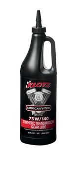 KLOTZ American V Twin Transmission Lube 75W-140 for Harley-Davidson Big Twin Models, 32 Fl Oz