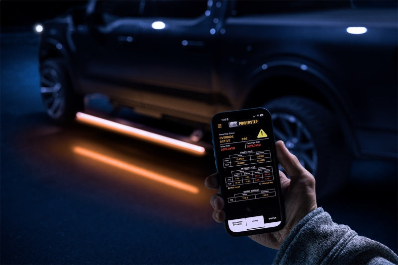 AMP Research PowerStep Vision Lighted Electric Running Boards for 2021-2025 Ford F-150 Crew Cab