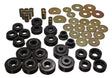 Energy Suspension Chevy Body Mounts - Black (Part #3.4138G) for 1965-1970 Chevrolet Impala and 1970 Chevrolet Caprice