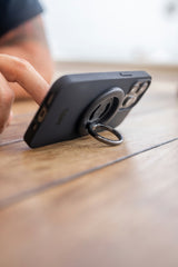 SP CONNECT Magnetic Ring Mount SPC+ Black – Compatible with MagSafe for iPhone 12/13/14 and More