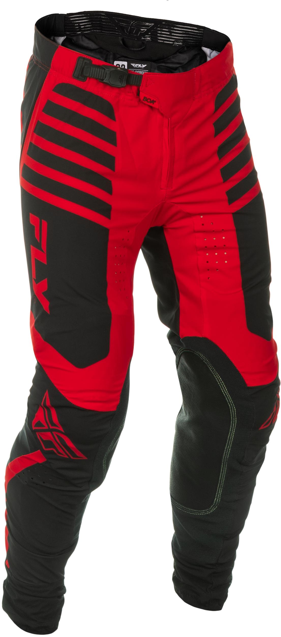 Fly Racing Lite Pants for Ca/Ny Black/Red - Size 30 | Motorcycle Riding Gear