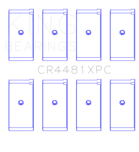 King Mitsubishi 4G63 / 4G64 6 Bolt 1st Gen DSM (Size STDX) pMaxKote Performance Rod Bearing Set