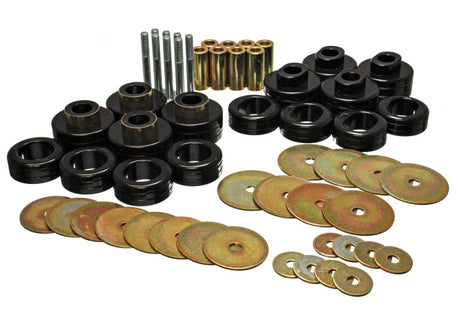 Energy Suspension Cab Mount Set for Dodge Ram 2500 & 3500 (2004-2005) – Hyper-Flex™ Polyurethane, Black