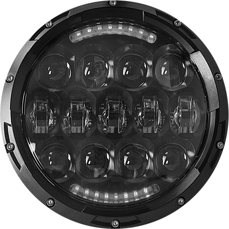 CYRON 7-inch Urban Headlight with Daytime Running Lights for Motorcycle