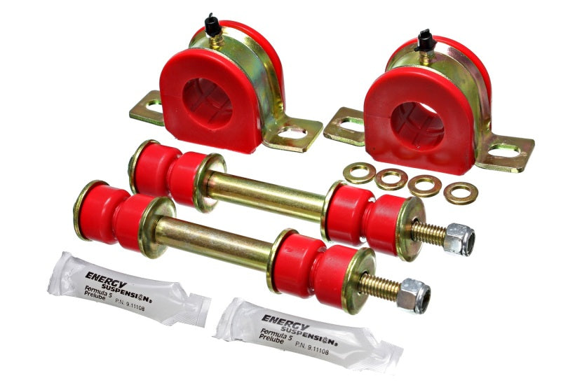 Energy Suspension 3.5178R Front Sway Bar Bushing Set for 1988-1989 GMC R2500 and 1989 Chevrolet Astro Van - Red