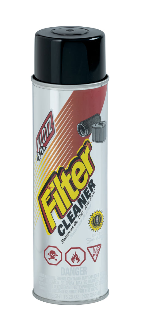 KLOTZ KL-608 Filter Cleaner Aerosol 16oz for Off-Road and Track Vehicles