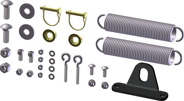 KFI ATV Plow Tube Hardware Kit