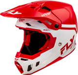 Fly Racing Youth Formula CC Objective Helmet Red/White – Suitable for Off-Road & Motocross with Advanced Impact Protection