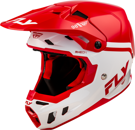 Fly Racing Formula CC Objective Helmet - Red/White, XL for Motocross and Off-Road Vehicles