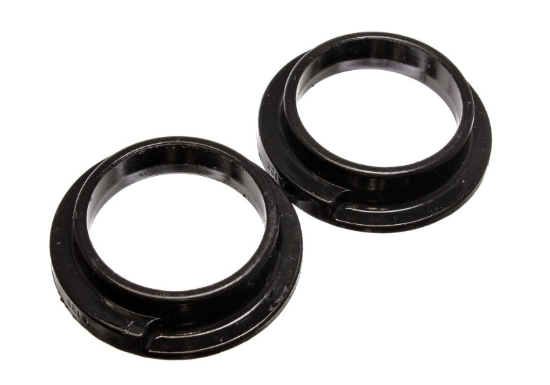 Energy Suspension Universal 3 Inch ID x 4 5/16 Inch OD x 1 1/8 Inch H Black Coil Spring Isolators for Volkswagen Golf, Jetta, Cabrio (Part #15.6103G)
