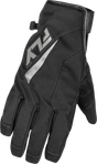 Fly Racing Title Long Gloves Black Medium with Weatherproof Technology and 3M Thinsulate Insulation