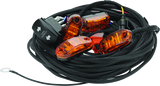 DragonFire Racing 522043 Light Whip Harness - Dual Seat 4-Whip System for UTVs