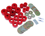 Energy Suspension 8.4111R Red Body Mount Bushing Set for 1996-1999 Toyota 4Runner 2WD/4WD