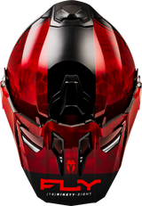 Fly Racing Trekker CW Conceal Helmet with Electronic Shield in Red/Black - Medium for Off-Road and Dirt Bikes