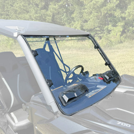 Seizmik Tool Less Windshield for UTVs with Polycarbonate Construction, Fits Polaris RZR and More