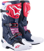 Alpinestars Tech 10 Supervented Offroad Motorcycle Boots – Night Navy/White/Rainbow, US 7