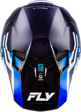 Fly Racing Yth Formula S Carbon Byte Helmet for Youth Riders - Blue Carbon/White with Vehicle Fitment
