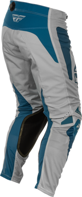 Fly Racing Kinetic Mesh Sym Pants Grey/Blue Size 40 – Versatile Motorcycle Riding Gear for Off-Road and Adventure Vehicles
