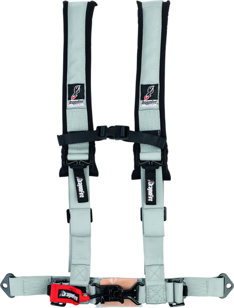 DragonFire Racing H-Style 4-Point Harness with Memory Foam Shoulder Pads for UTVs