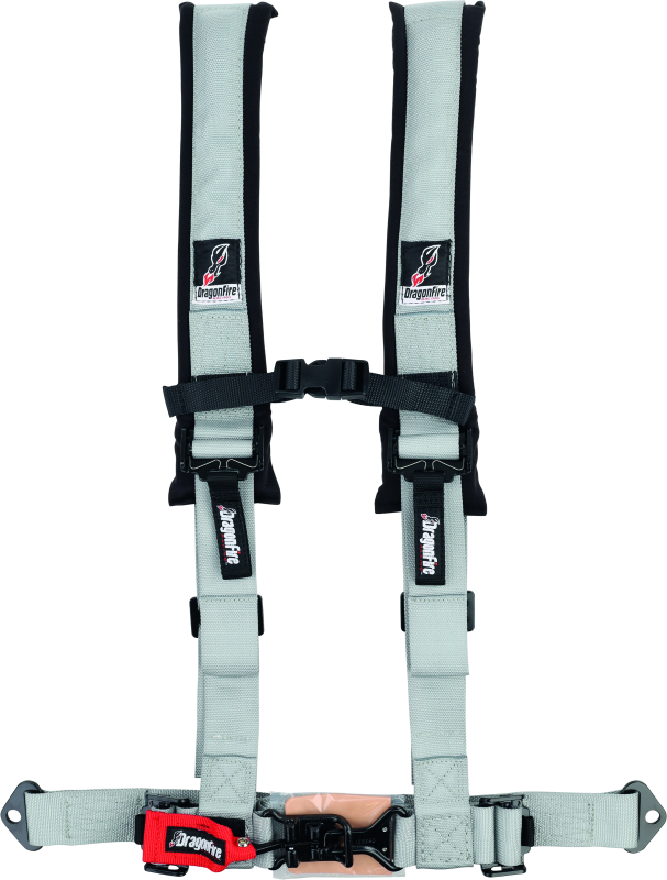 DragonFire Racing H-Style 4-Point Harness with Memory Foam Shoulder Pads for UTVs