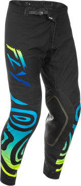 Fly Racing Evolution DST Zen Pants Black/Blue/Hi Vis Size 32 for Off-Road and Motocross Vehicles