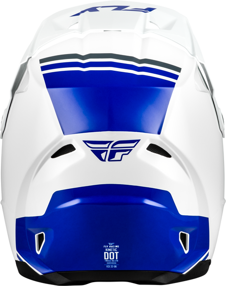 Fly Racing Kinetic Verdict Helmet White/Blue/Grey X-Small for Off-Road Motorcycles