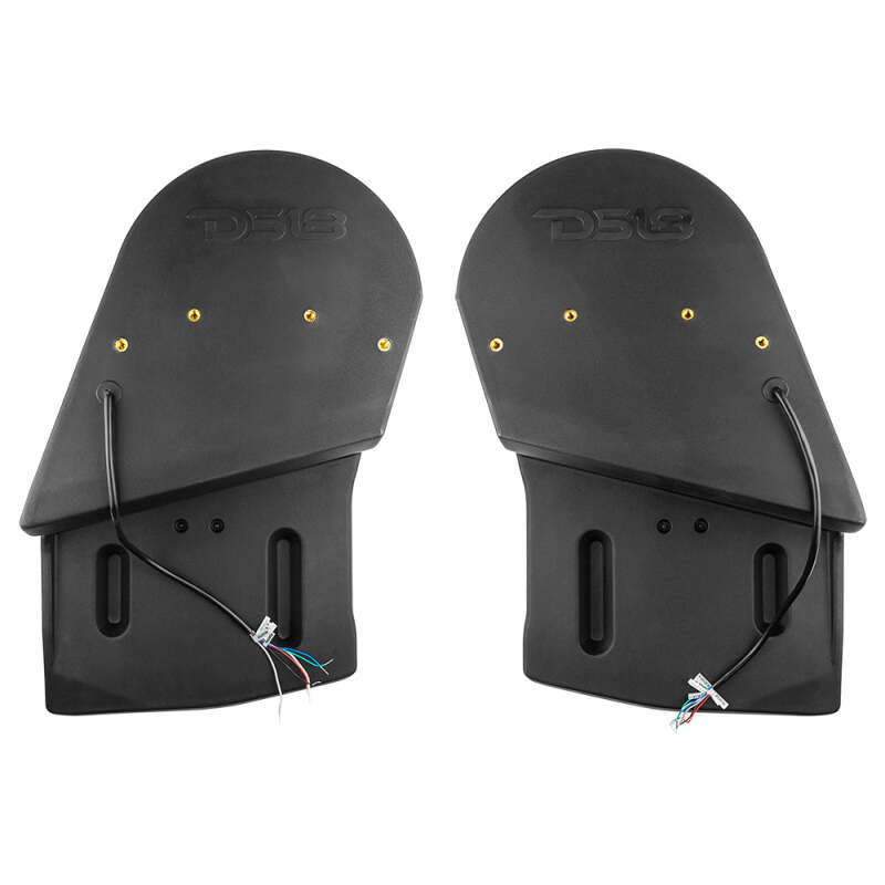 DS18 JL-SUB10/LR Subwoofer Enclosure for Jeep JL/JLU 2018-2023, Fits 2x 10-inch Speakers, Left & Right Wheel Well Sealed Design