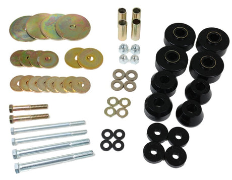 Energy Suspension 3.4174G Black Body Mount Set for 1967-1968 Chevrolet C10 and K10 Pickup Trucks