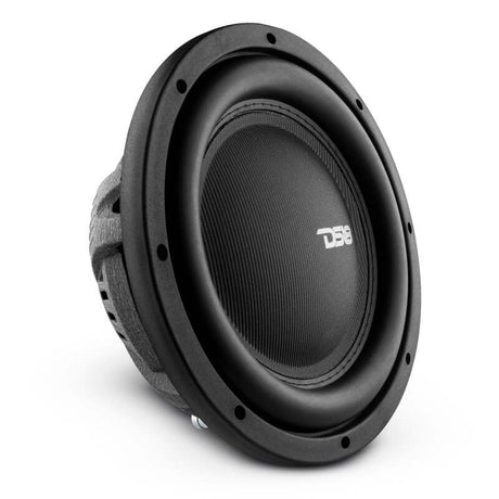 DS18 IXS Series 10-Inch 600W RMS Dual 2 Ohm Fiber Glass Shallow Mount Subwoofer for Car Audio