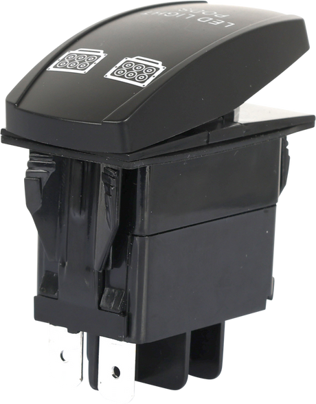 Open Trail SM106-022 Light Pods LED Switch Pro Backlit for Jeep Wrangler, Toyota Tacoma, and Ford F-150