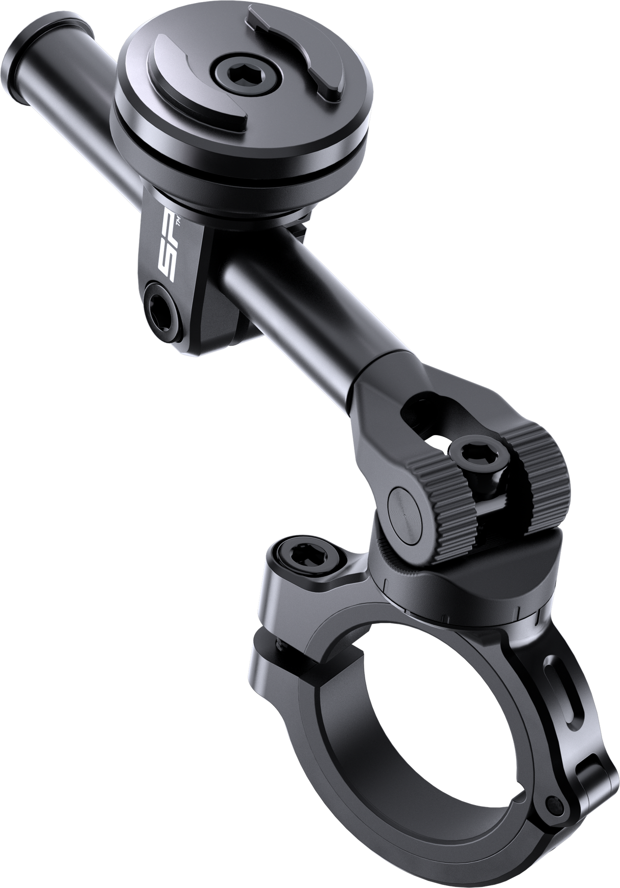 SP CONNECT Moto Mount 3D for 1.5-inch Handlebars – Universal Motorcycle Phone Mount with 360° Adjustment and Vibration Reduction
