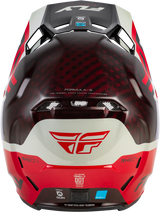 Fly Racing Formula S Carbon Byte Helmet for Motorcycle & ATV – Red Carbon/Red/Grey, Medium