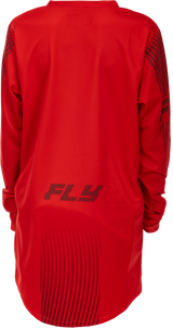 Fly Racing Youth F 16 Jersey in Red for ATV, Dirt Bike, and Motocross