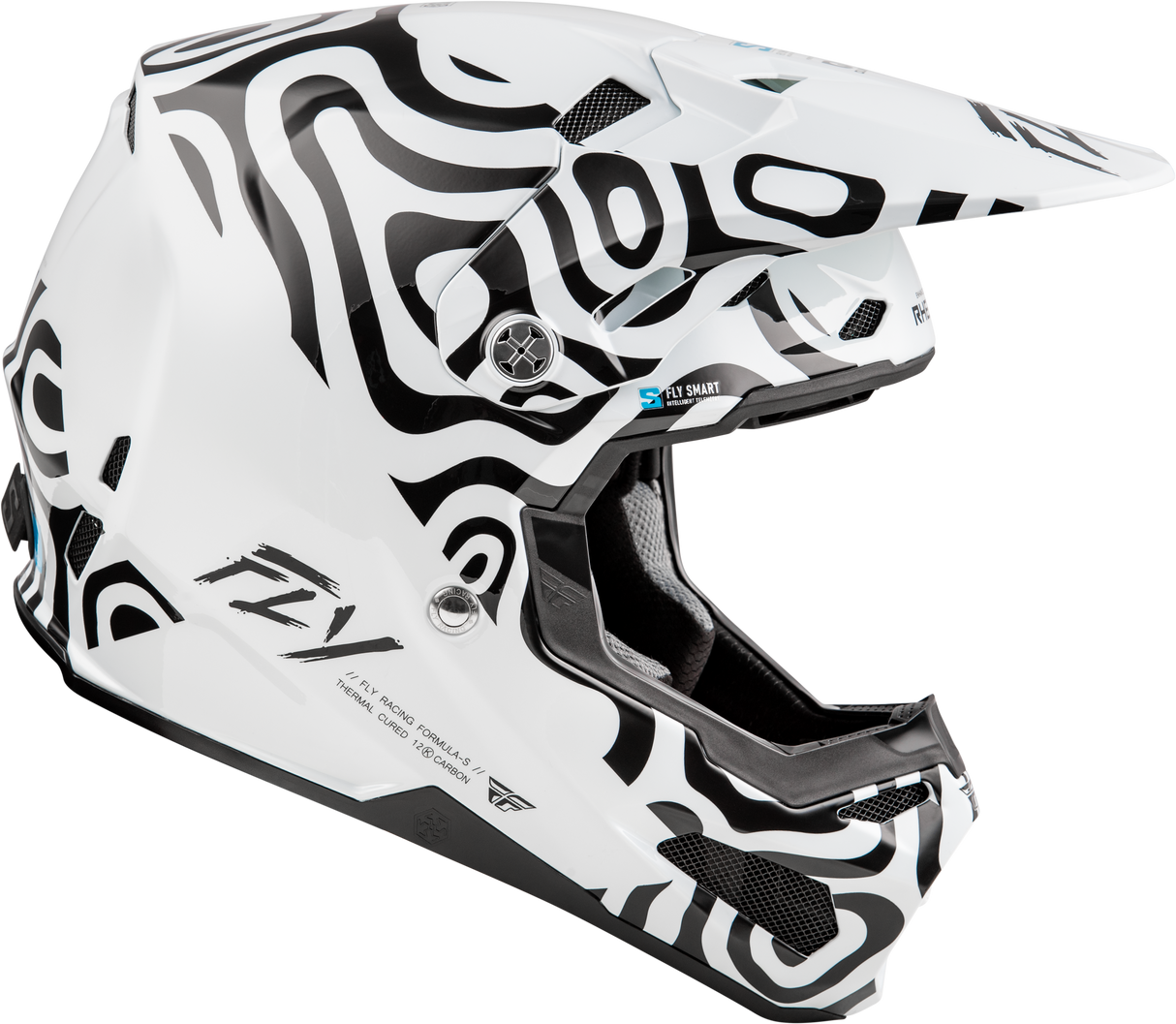 Fly Racing Formula S Carbon Abyss Helmet for Motorcycle & ATV - Medium