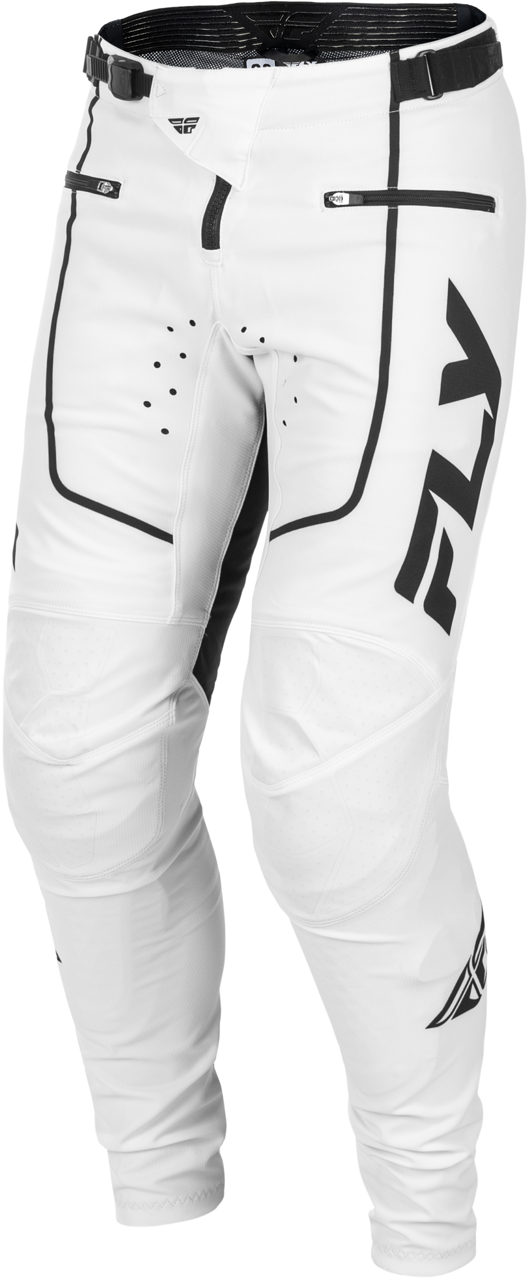 Fly Racing Youth Rayce Bicycle Pants for BMX and MTB - Size 24, White/Black