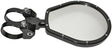 AXIA 6-Inch Round Folding Side Mirror MOD6FSM-BK for Trucks and SUVs with Dual Clamps