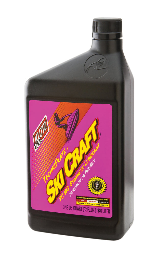 Klotz TC W3 Skicraft Techniplate Oil 32oz for High-Performance 2-Cycle Personal Watercraft Engines