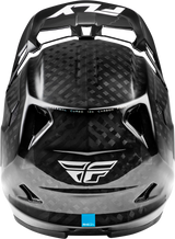 Fly Racing Werx R Carbon Helmet Black for Large Sizes - Enhanced Impact Protection and Ventilation