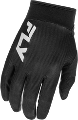 Fly Racing Youth F 16 Gloves Black/White Y3XS - Versatile Riding Gloves for Youth Bikes