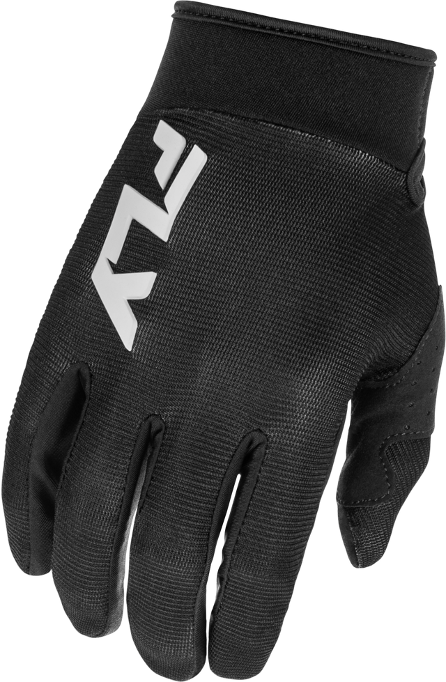 Fly Racing Youth F 16 Gloves Black/White Y3XS - Versatile Riding Gloves for Youth Bikes