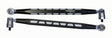 MODQUAD RZR-TR-1KT-HEX Hex Extreme Polished Black Recut Turbo Tie Rods for Polaris RZR Models