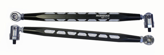 MODQUAD RZR-TR-1KT-HEX Hex Extreme Polished Black Recut Turbo Tie Rods for Polaris RZR Models