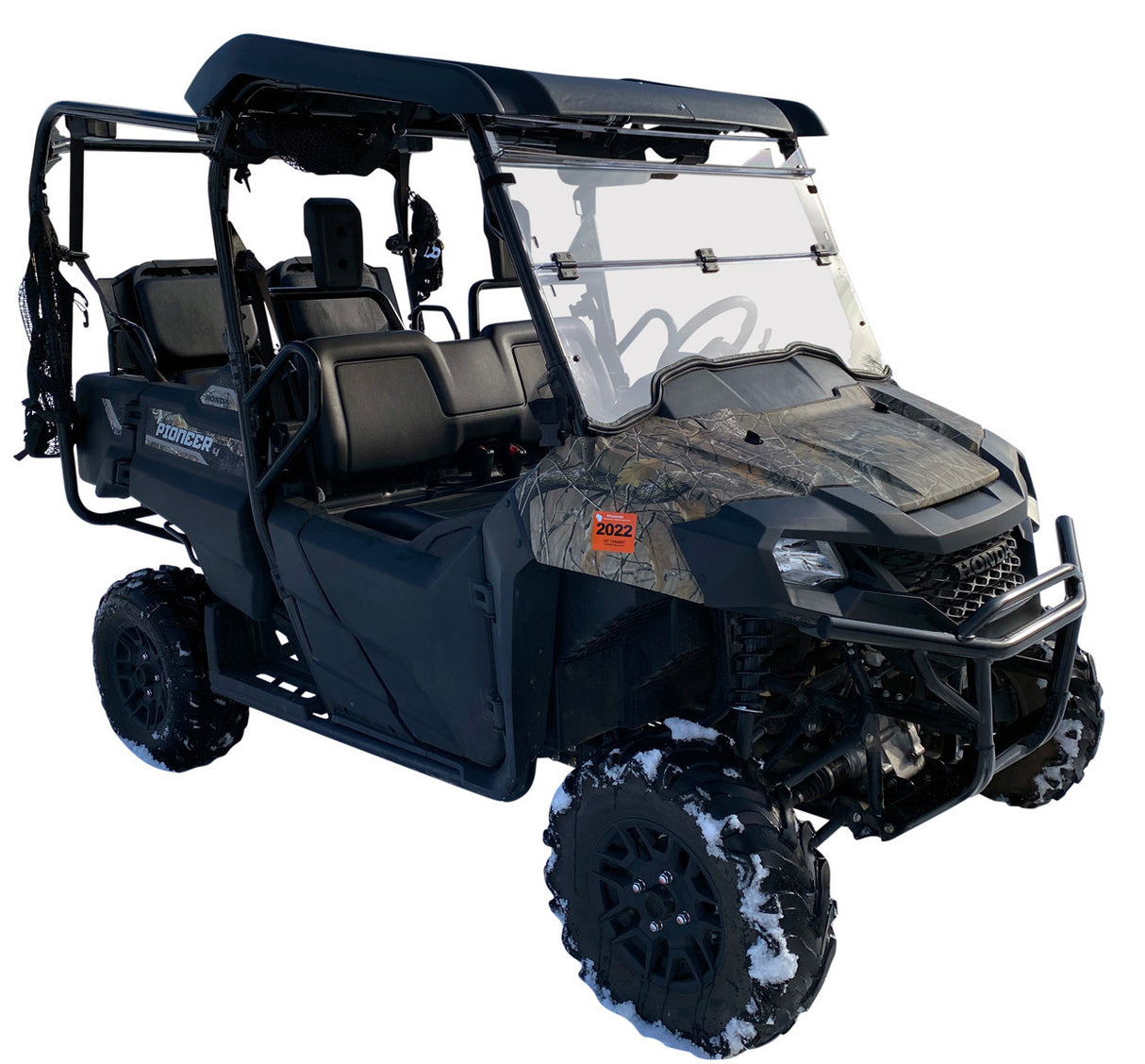 Open Trail Folding Windshield for Honda Pioneer 700-4 and 700 Models