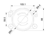 Oracle Jeep Wrangler JK/JL/JT High Performance W LED Fog Lights - Amber